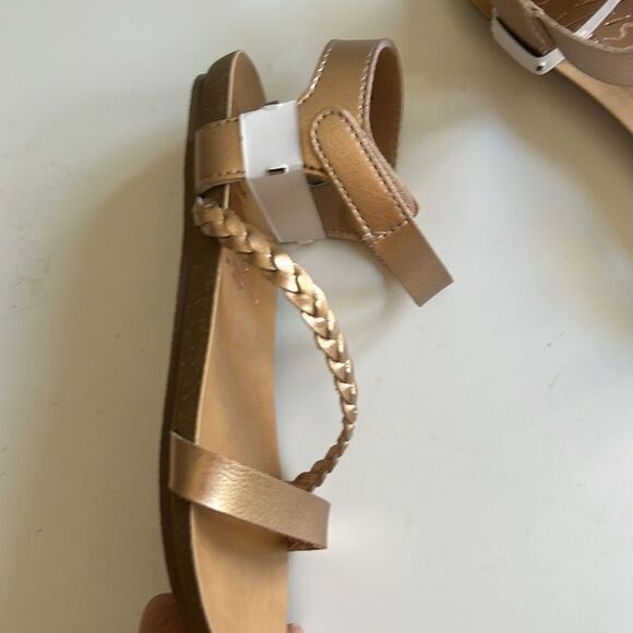 Blowfish Malibu Kids PEARL ROSE GOLD DIE CUT Girl's Goya-K Sandal, US 2, NWT - Picture 7 of 12